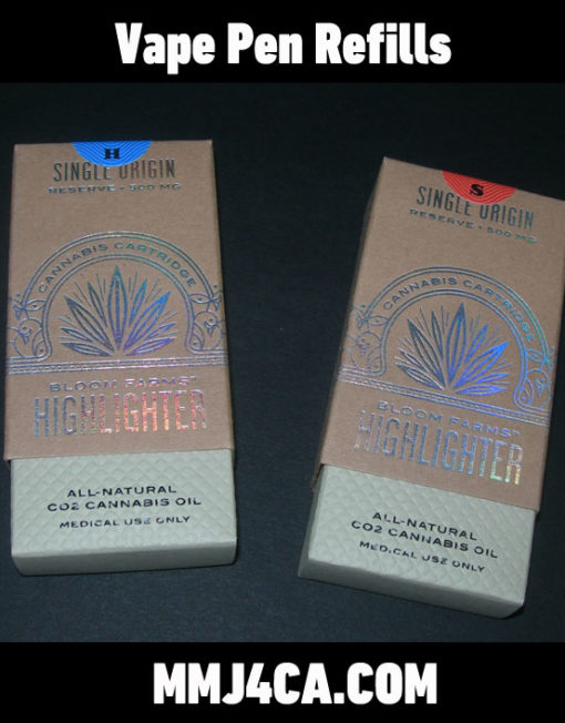 Bloom-farms-Highliter-vape-pens refill-cartridges-mmj4ca-best-marijuana-delivery-in-los-angeles